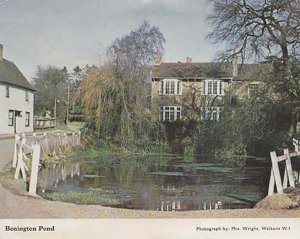 Benington Pond Hertfordshire Womens Institute Postcard
