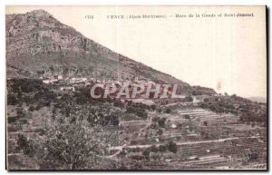 Postcard Old Vence (Alpes Maritimes) Baou of Saint Jeannet and Gande