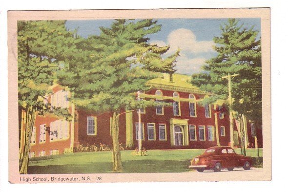 High School, Bridgewater  Nova Scotia, Used 1962