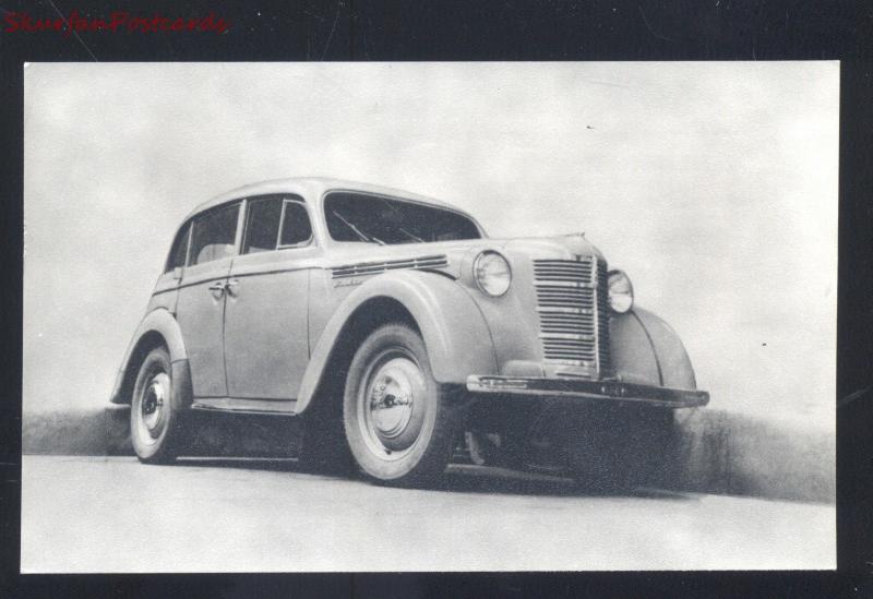 1936 CTPAHNILI CAR AUTOMOBILE RUSSIA RUSSIAN CAR DEALER ADVERTISING POSTCARD