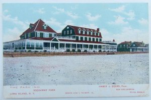 VINTAGE UNDIVIDED POSTCARD THE PARK INN ROCKAWAY PARK LONG ISLAND NEW YORK