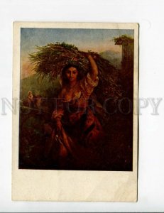 3155089 ITALY Semi-Nude Italian Belle Woman by ORLOV vintage PC