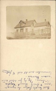 Home - Ste. Croix Nova Scotia Cancel 1908 Real Photo Postcard