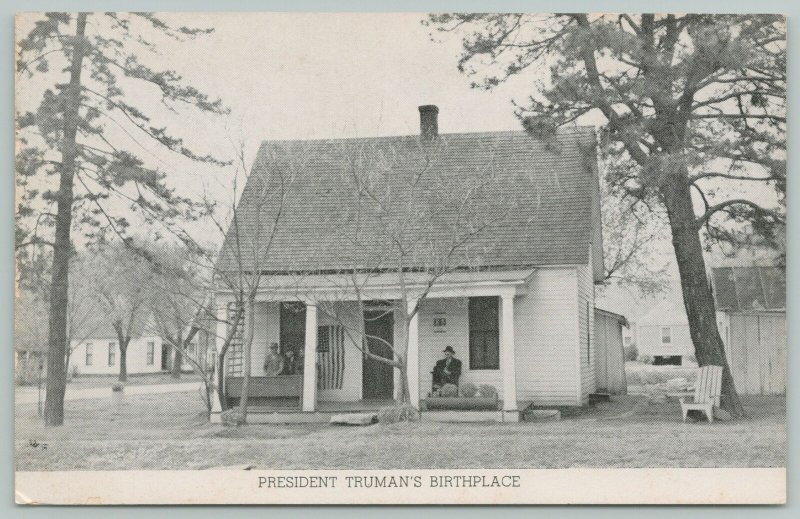 Missouri~President Truman's Birthplace~1905 Postcard