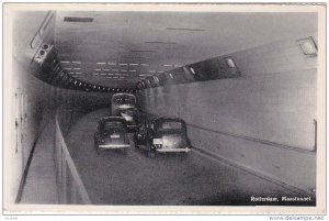Cars in Maastunnel, ROTTERDAM, South Holland, Netherlands, 30-50s
