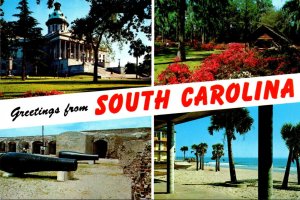 Greetings From South Carolina Split View