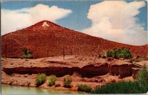 A Mountain Sentinal Peak Tucson Arizona Postcard KG9
