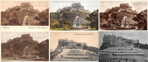 lots6 lot 22 ppc edinburgh castle all pre 1930