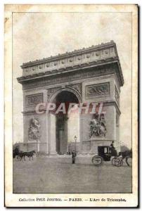 Paris - 8 - L & # Triumph 39Arc Old Postcard