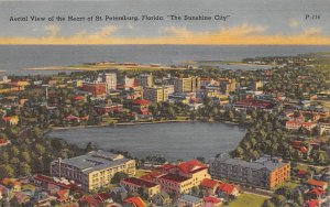 Aerial View of the Heart of St Petersburg Sunshine City St Petersburg FL