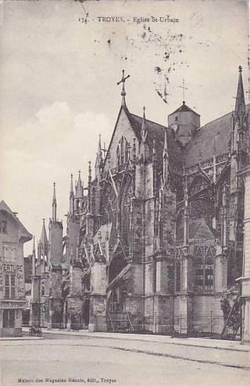 France Troyes Eglise St Urbain 1916