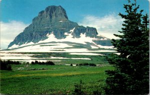 Logan Pass Summit MT Glacier National Park Postcard unused 1960s