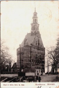 Netherlands Hoorn Hoofdtoren Vintage Postcard C119