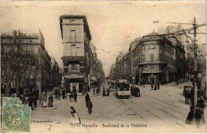 CPA MARSEILLE - Boulevard de la Madeleine (985933)