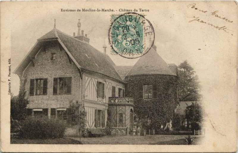 CPA MOULINS-la-MARCHE-L'Abreuvoir (43596)