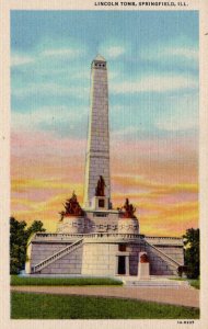 Illinois Springfield The Lincoln Tomb Curteich