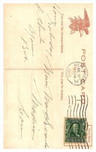 19806  Coal Miners going down shaft in Elevator