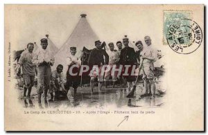 Old Postcard Loiret Cercottes the Camp After the & # 39orage Facheux foot bat...