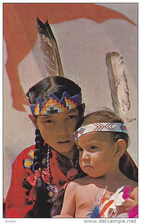 Indian Children of the Stony Tribe , Canada , 40-60s