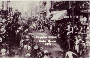 HOSE RACE CRIPPLE CREEK, CO 1896 RP