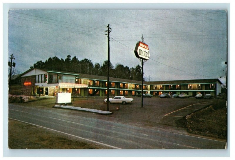 Vintage Holiday Hills Motel Calhoun, Georgia Postcard P168