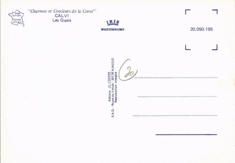 CPM CORSE - CALVI - Les Quais (711019)