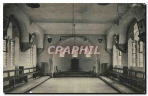 Old Postcard Clervaux Abbey St Maurice the Chapter room