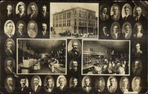 Fergus Falls MN Northern Woolen Co & Employees c1910 Real Photo Postcard