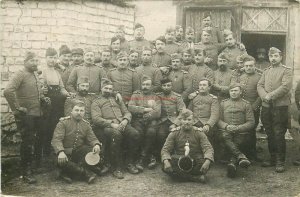 Military, France, Fort de Joux, Large Group of Soldiers, Dated 1912 , RPPC