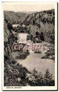 Old Postcard Donja Jezera Plitvice Lakes Croatia Croatia