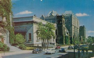 Canada Montreal Quebec Art Gallery Sherbrooke Street Vintage Postcard 07.58