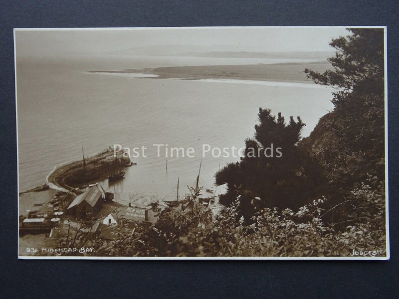 Somerset MINEHEAD BAY & PIER HOTEL c1912 RP Postcard by Judges 931