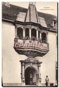 Old Postcard Colmar Police Detective Police