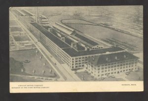 DETROIT MICHIGAN THE LINCOLN MOTOR COMPANY FACTORY REAL PHOTO POSTCARD