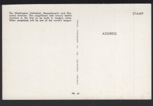 DC WASHINGTON The Washington Cathedral, 14th Century Gothic Structure ~ Chrome