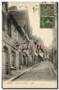 Old Postcard Dinan Street Jerzual