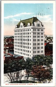 Albany New York NY, 1919 Bell Telephone Company Building, Historic, Postcard