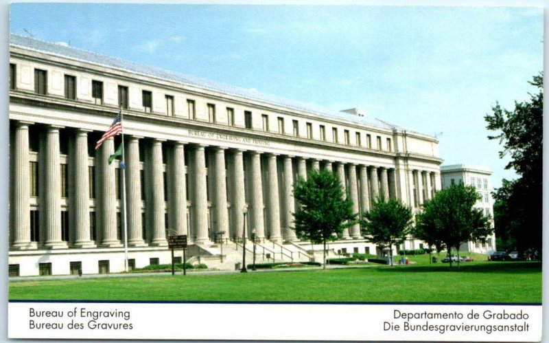 Postcard - Bureau Of Engraving And Printing - Washington, District of Columbia