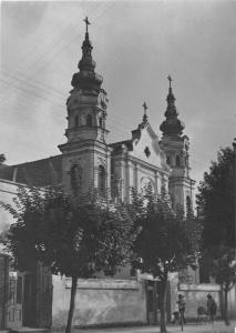 Biala Podlaska Poland Church Exterior View Vintage Postcard J51158