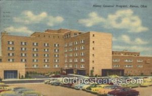 Akron General Hospital, Akron, Ohio, USA Medical Sanitarium 1956 Missing Stam...