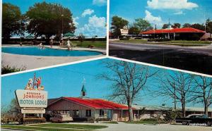 1950s Howard Johnson's Motor Lodge Allendale South Carolina Drew postcard 10928