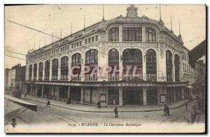 Old Postcard Roanne Carrefour Helvetique