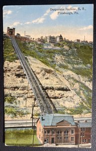 Mint USA Picture Postcard Duquesne Incline SS Pittsburgh PA