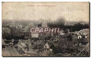 Old Postcard Panorama of Old Fougeres Fougeres