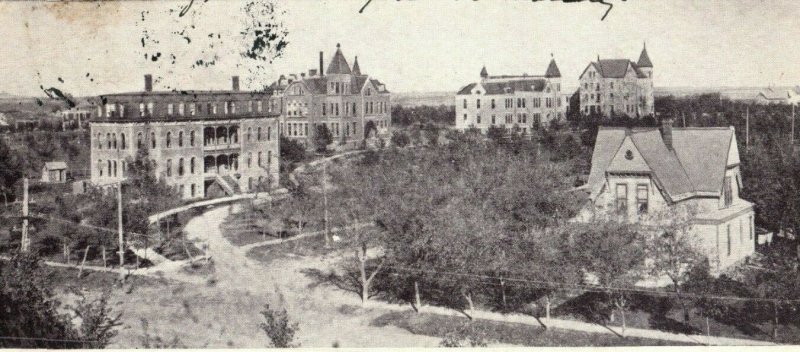 1900-07 State Normal School, Madison, South Dakota Vintage Postcard P16