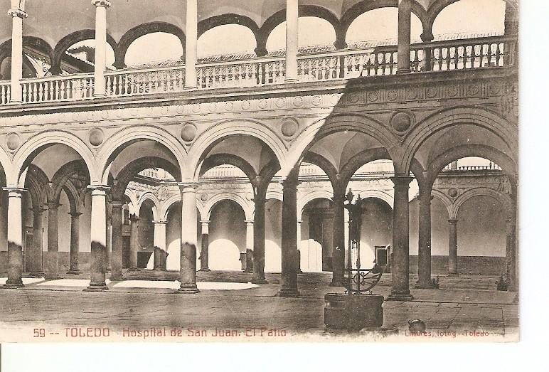 Postal 027496 : Toledo. Hospital de San Juan. El Patio