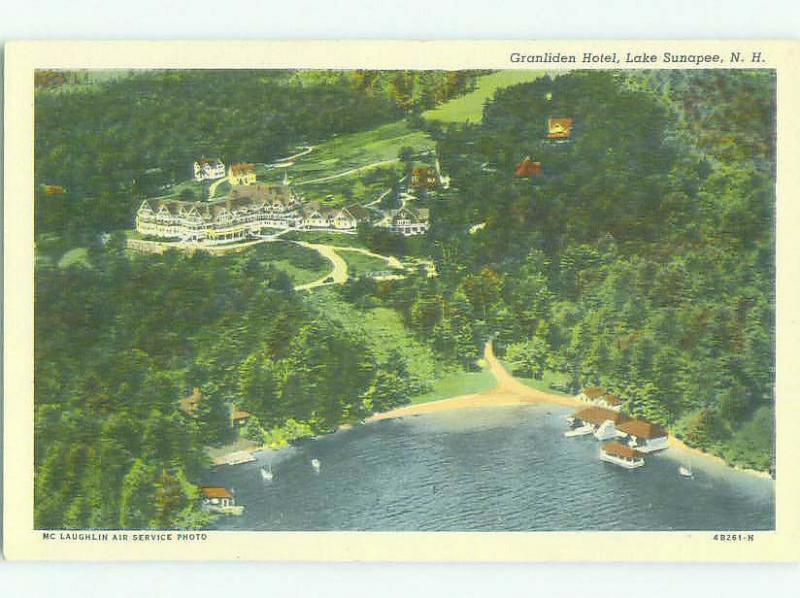 Linen GRADLINDEN HOTEL Lake Sunapee New Hampshire NH HQ3994