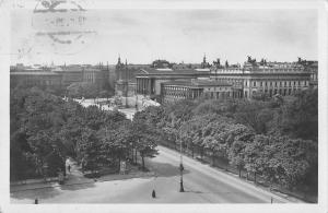 BR71709 panorama vom burgtheater mit parlament   real photo wien   austria