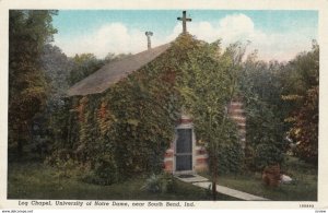 SOUTH BEND , Indiana , 1910s ; Log Cabiny , Notre Dame University