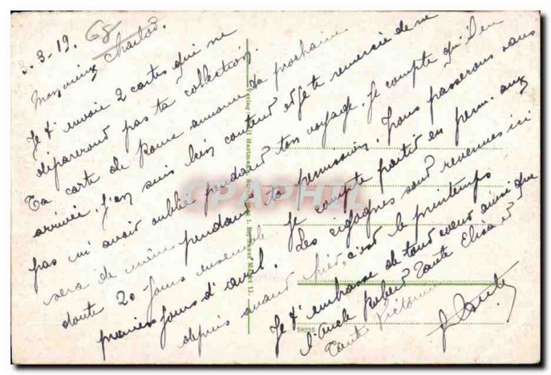 Old Postcard Meizeral (Ober-Eisab) Reichsackerkopf